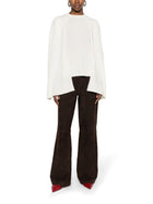 Toteme Women's Cashmere Sweater White, view 2