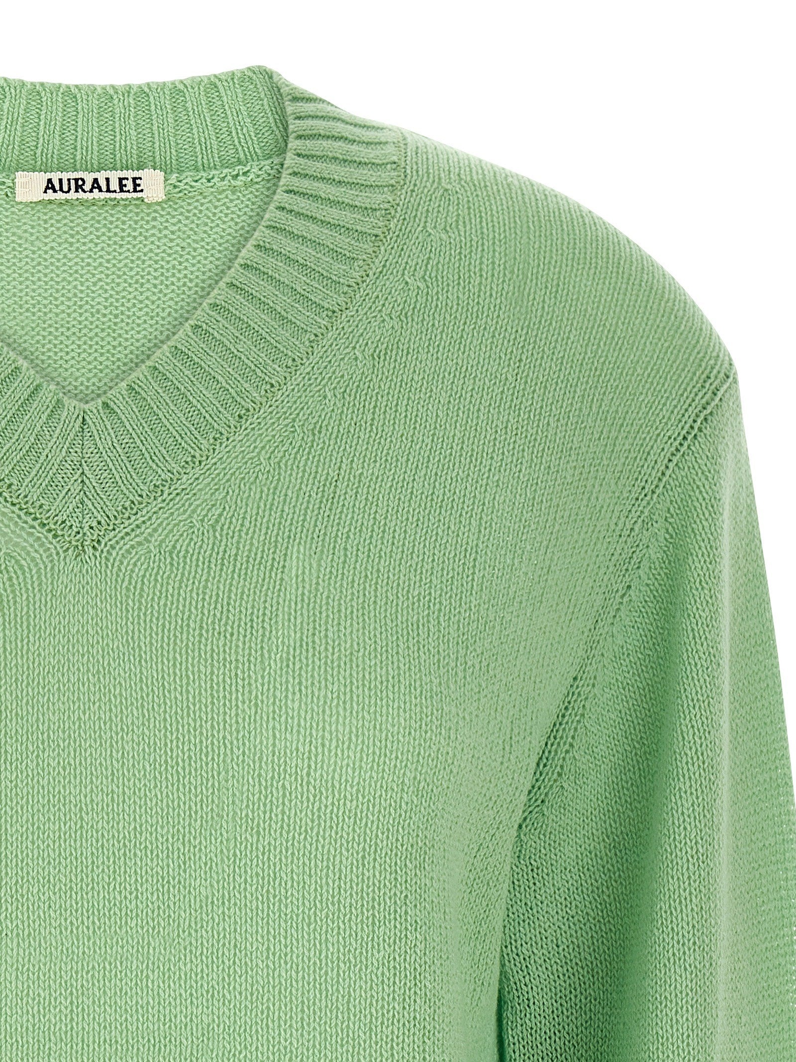 AURALEE Cashmere Sweater Green