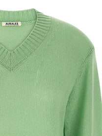 AURALEE Cashmere Sweater Green