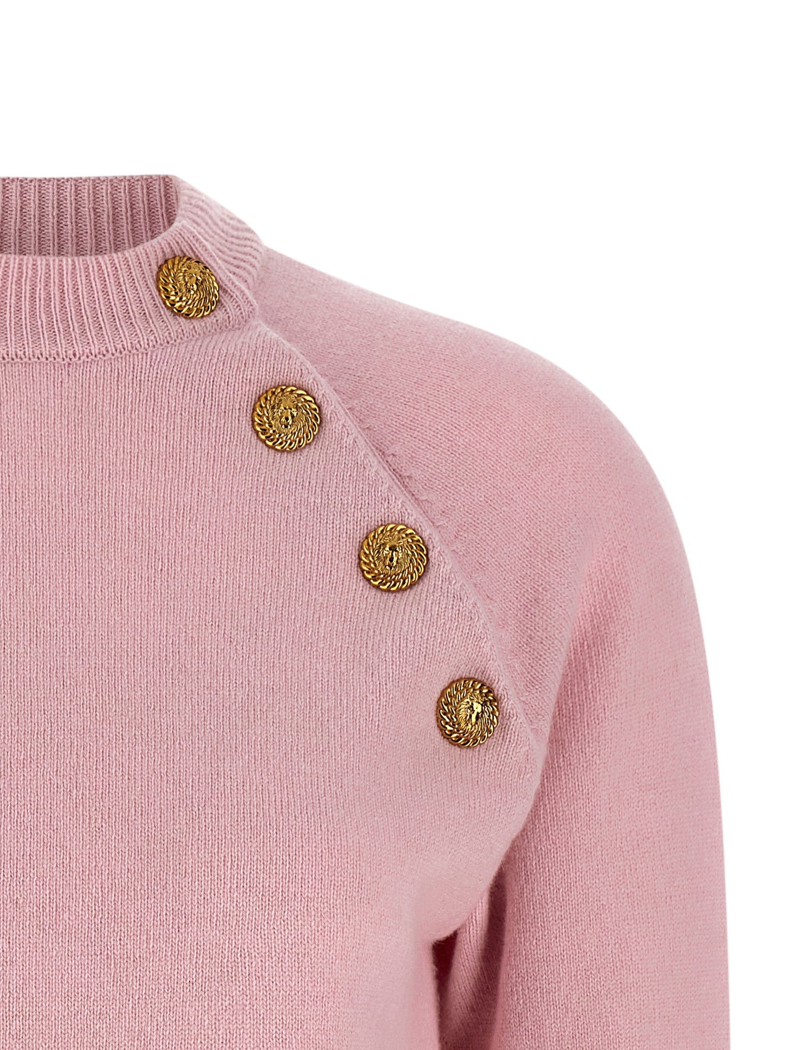 Balmain Cashmere Sweater Blue