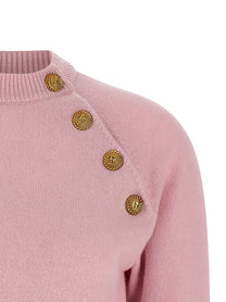 Balmain Cashmere Sweater Blue