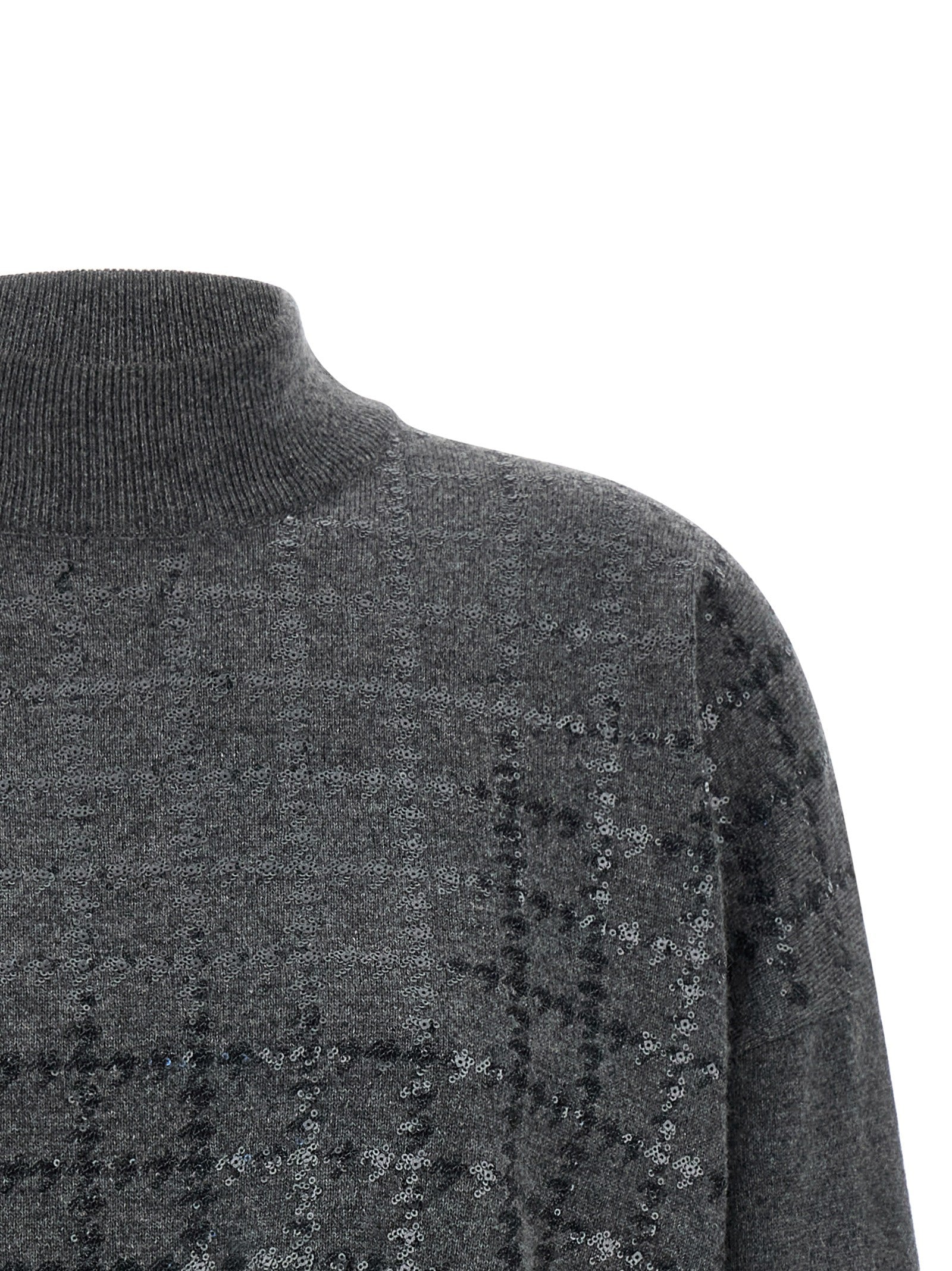 Brunello Cucinelli Cashmere Sweater Grey