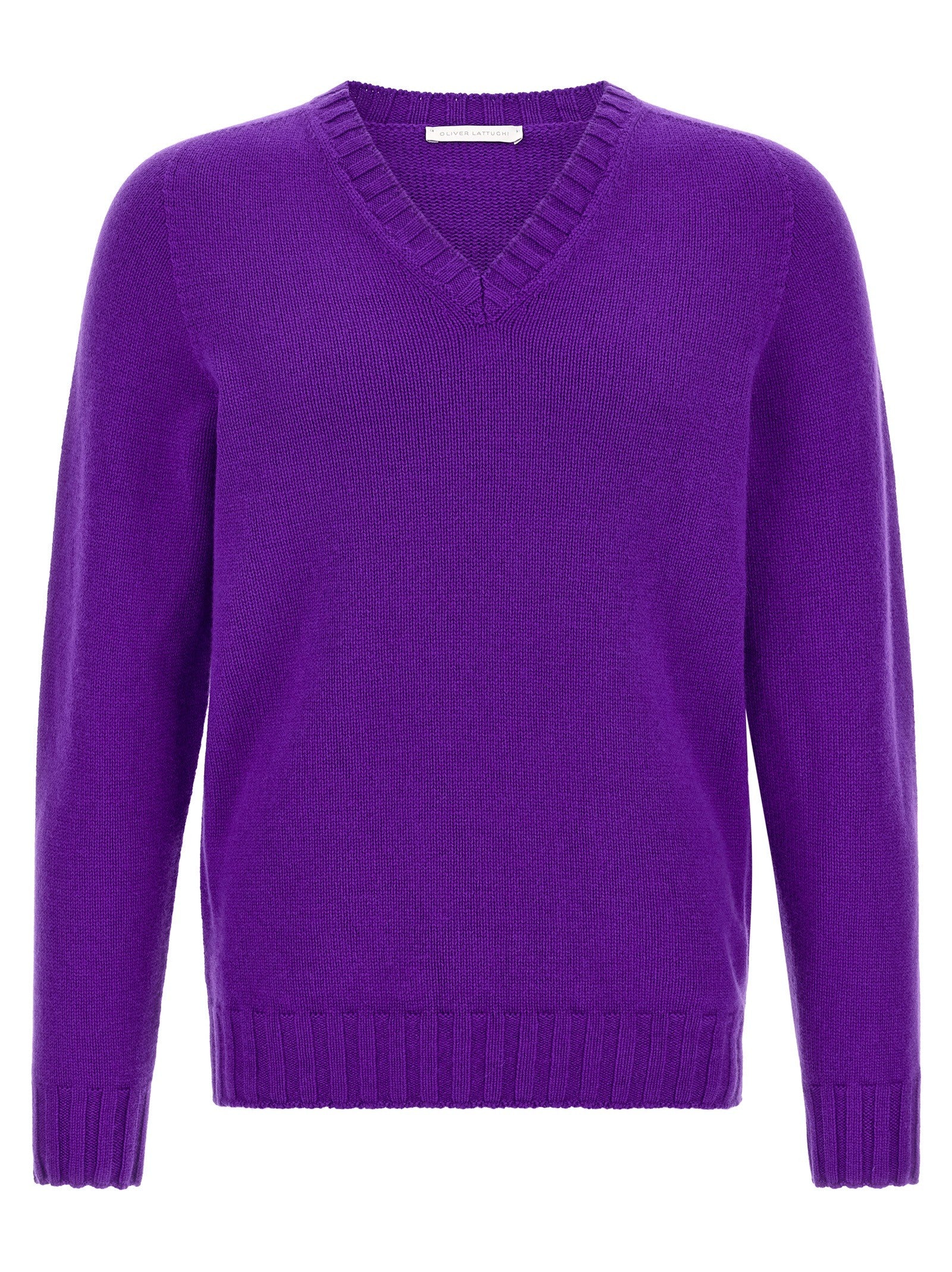 Oliver Lattughi Cashmere Sweater Purple