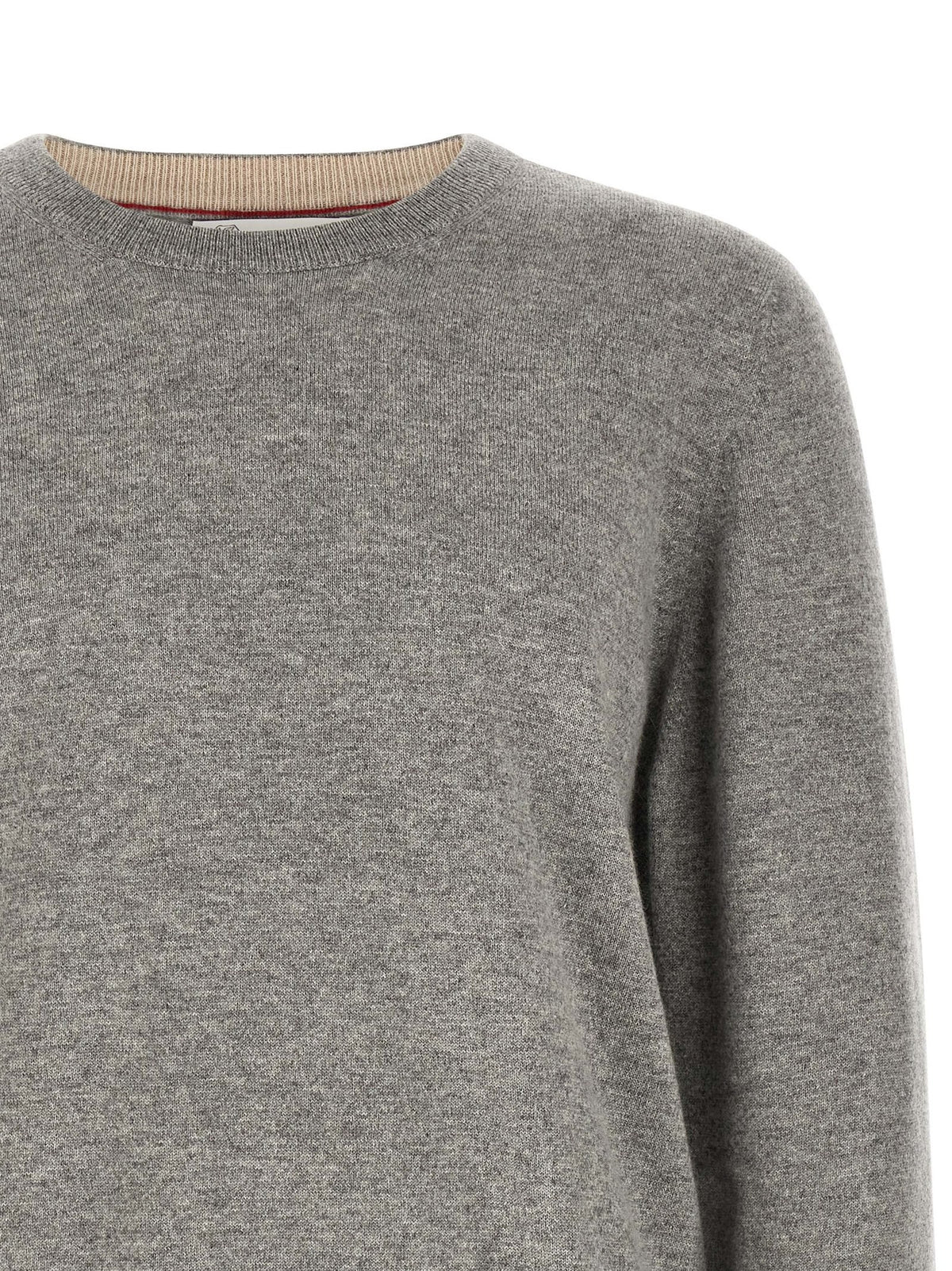Brunello Cucinelli Cashmere Sweater Grey, view 3