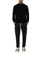 Rick Owens Men's Cashmere Sweater Black, view 2