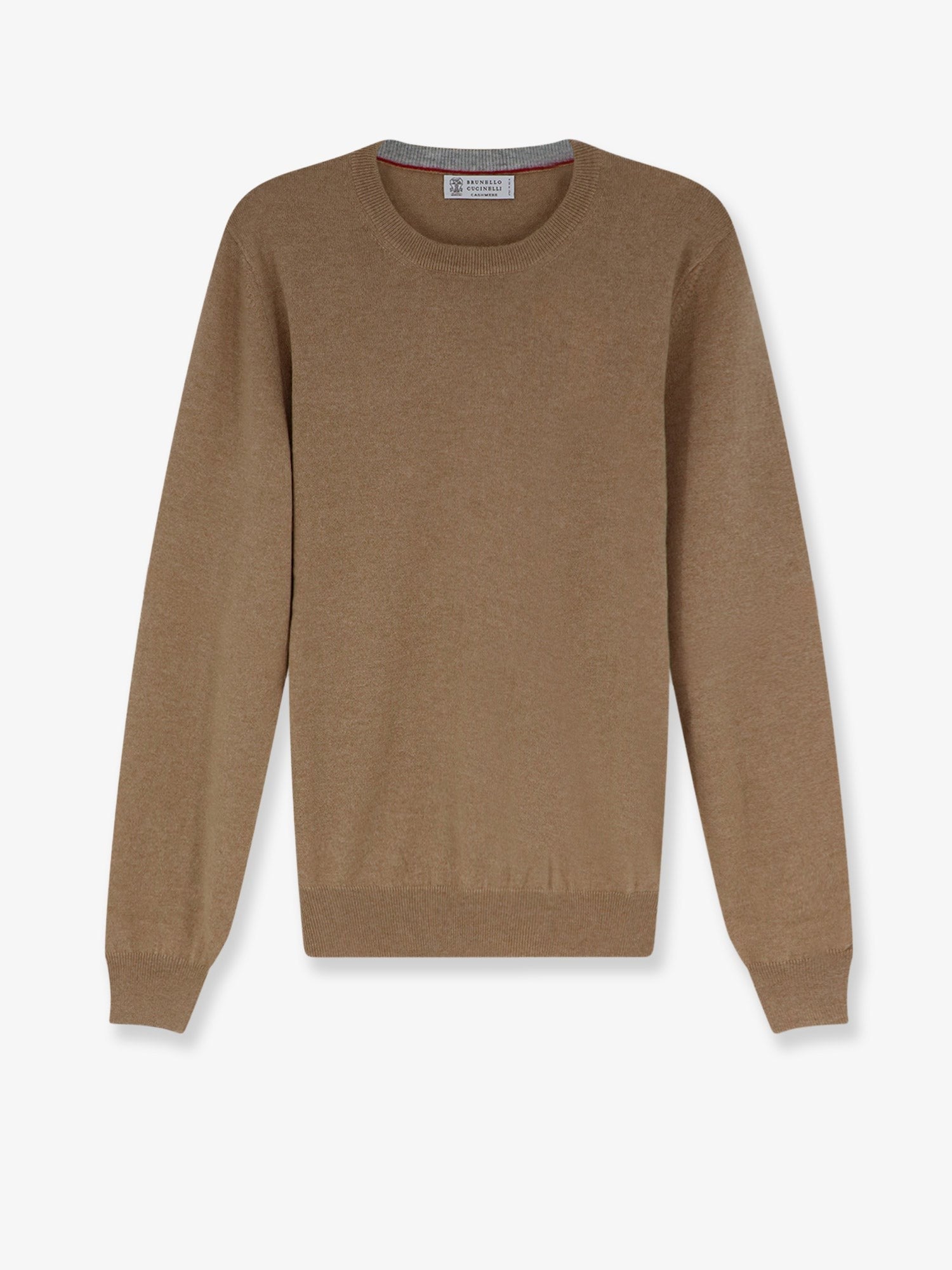 Brunello Cucinelli Men's Cashmere Sweater Beige