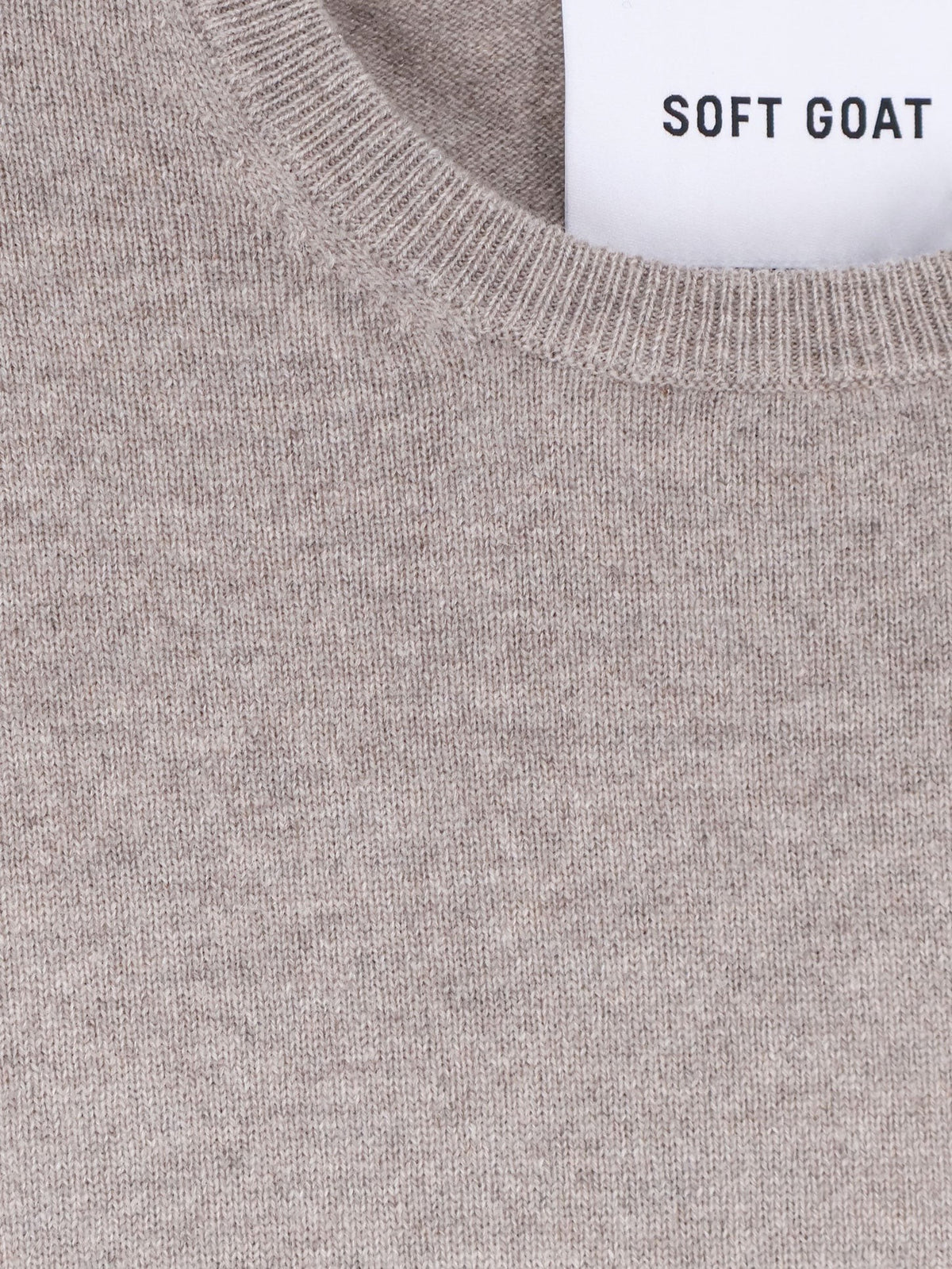Soft Goat Men's Cashmere Sweater Grey