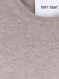 Soft Goat Men's Cashmere Sweater Grey