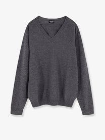 Zegna Men's Cashmere Sweater Grey