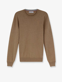 Brunello Cucinelli Men's Cashmere Sweater Beige