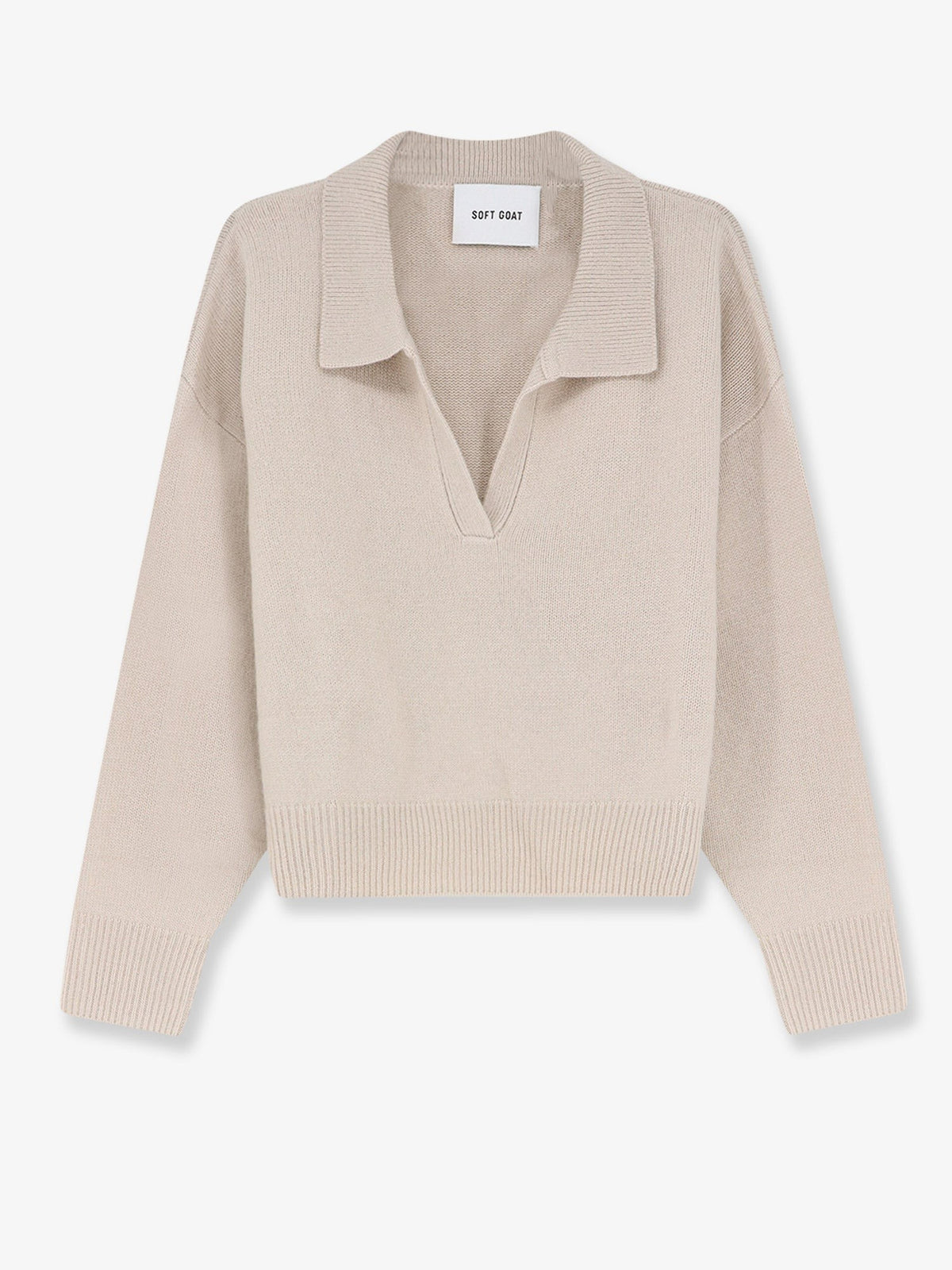Soft Goat Women's Cashmere Sweater White
