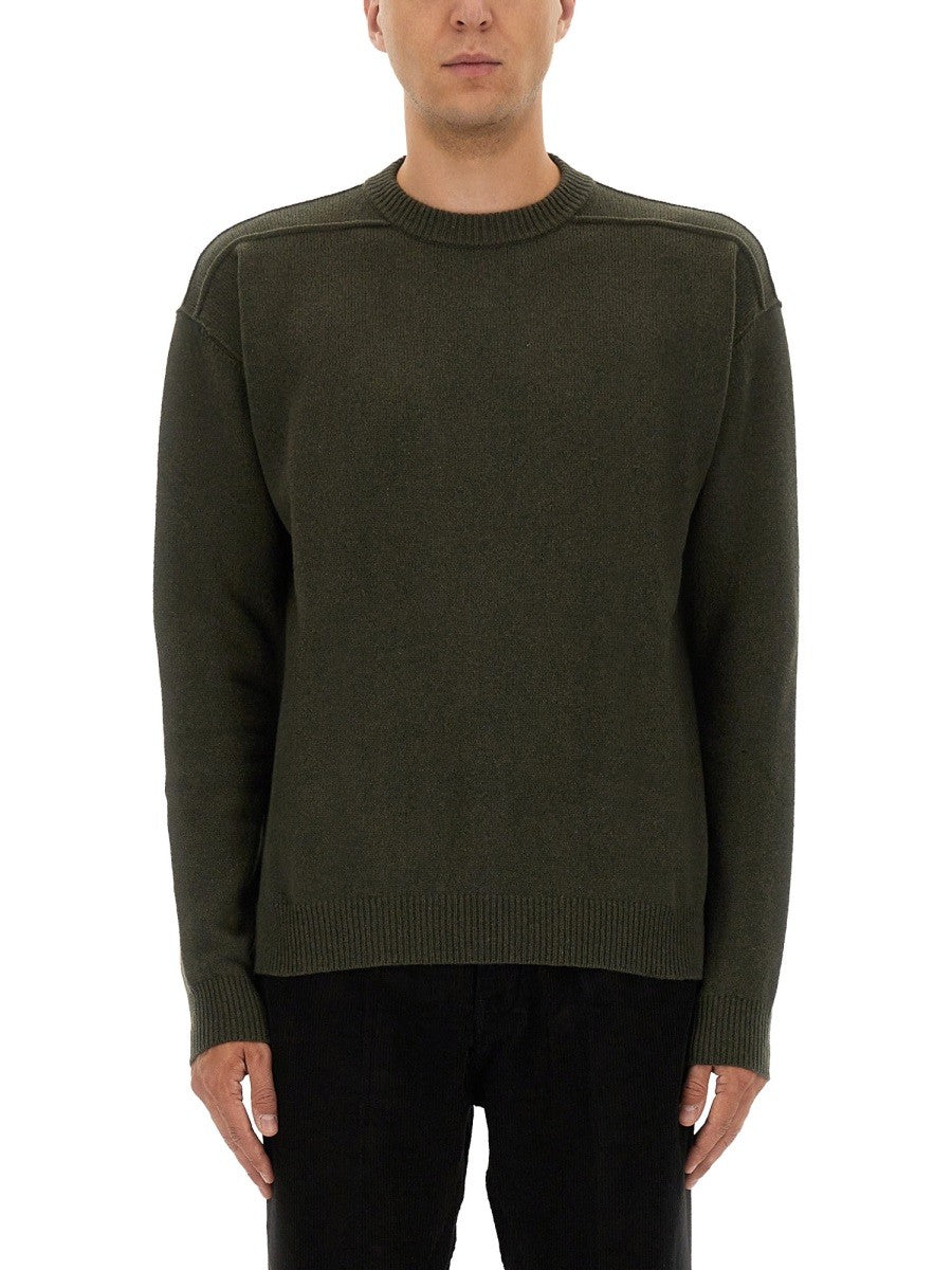 Rick Owens Men's Cashmere Sweater Green