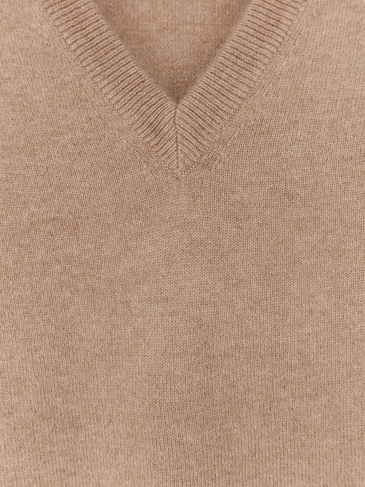 Brunello Cucinelli Men's Cashmere Sweater Beige, view 3