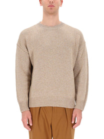 Boss Camel Men's Cashmere Sweatshirt Beige