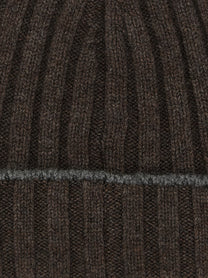 Brunello Cucinelli Cashmere Turn up Beanie Brown