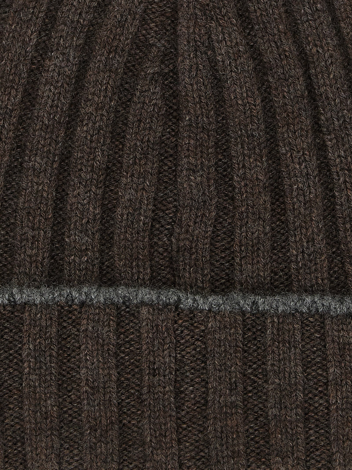 Brunello Cucinelli Cashmere Turn up Beanie Brown, view 3