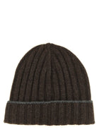Brunello Cucinelli Cashmere Turn up Beanie Brown, view 2