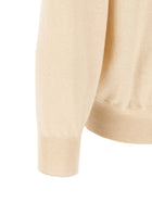 Brunello Cucinelli Cashmere Turtleneck Sweater White, view 4