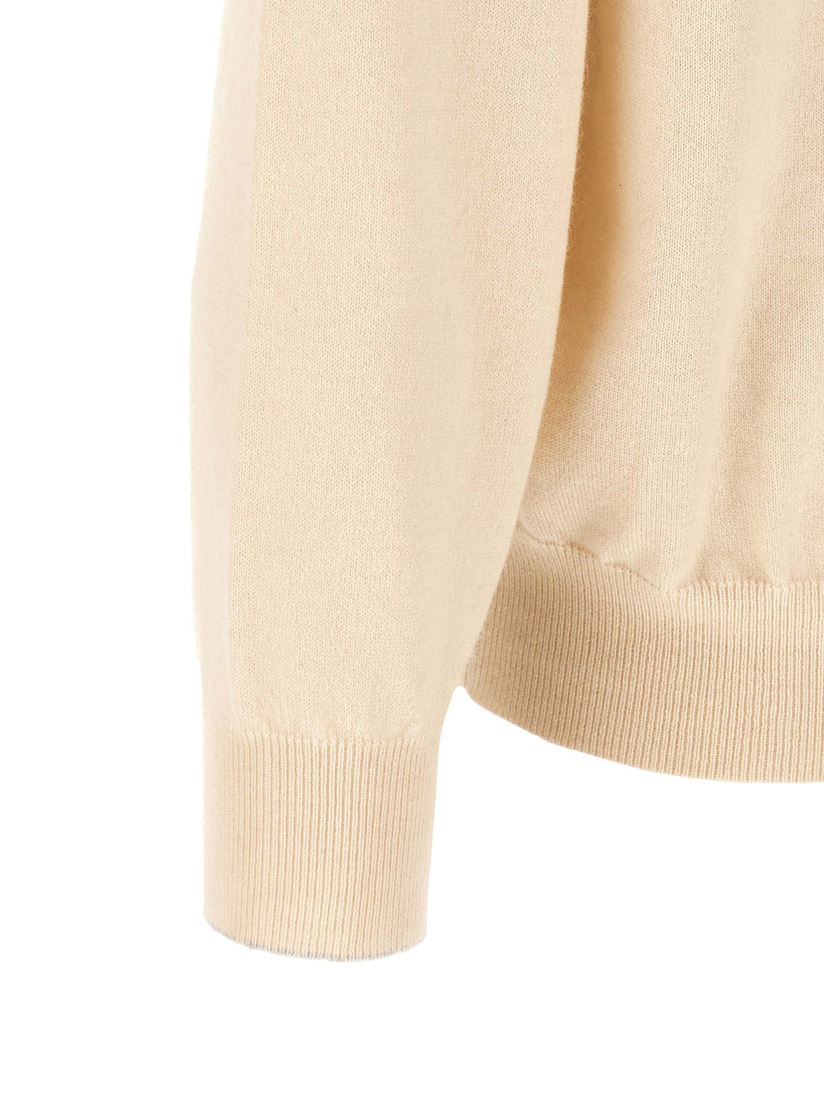 Brunello Cucinelli Cashmere Turtleneck Sweater White, view 4
