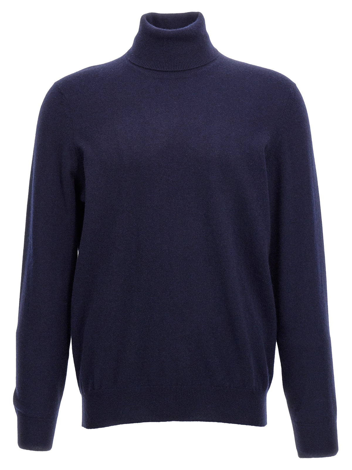Brunello Cucinelli Cashmere Turtleneck Sweater Blue