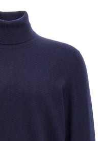 Brunello Cucinelli Cashmere Turtleneck Sweater Blue