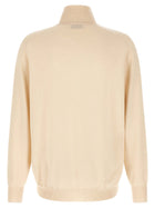 Brunello Cucinelli Cashmere Turtleneck Sweater White, view 2