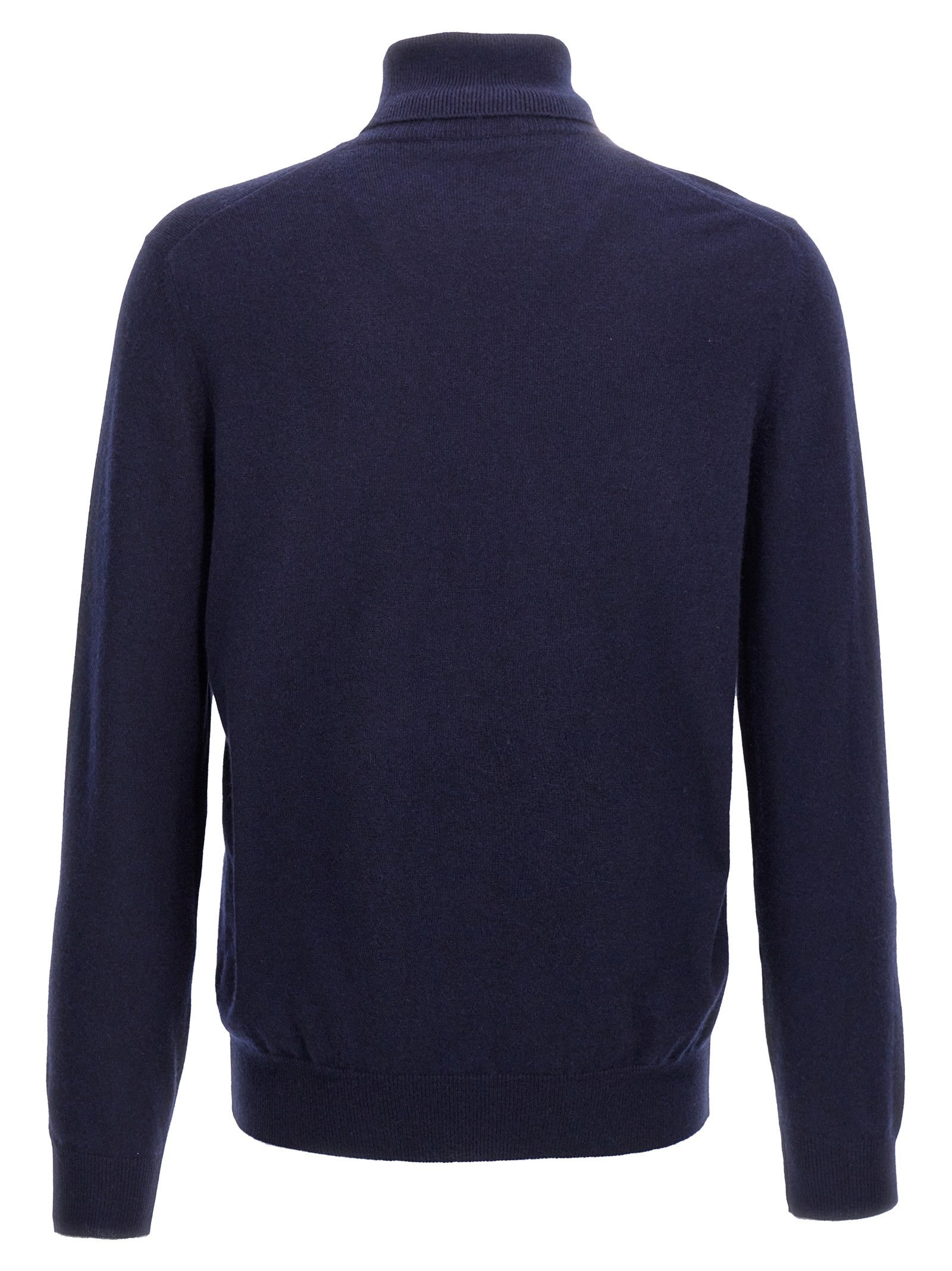 Brunello Cucinelli Cashmere Turtleneck Sweater Blue
