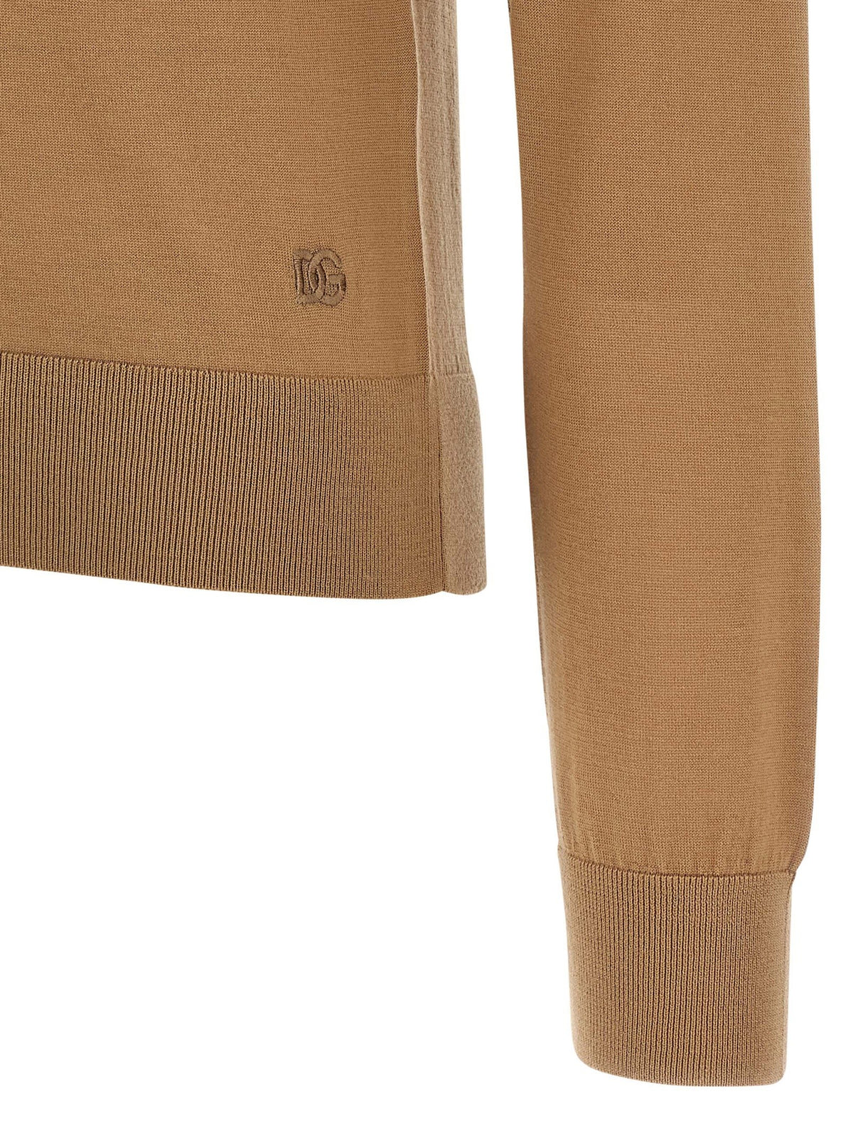 Dolce &amp; Gabbana Cashmere Turtleneck Sweater Beige