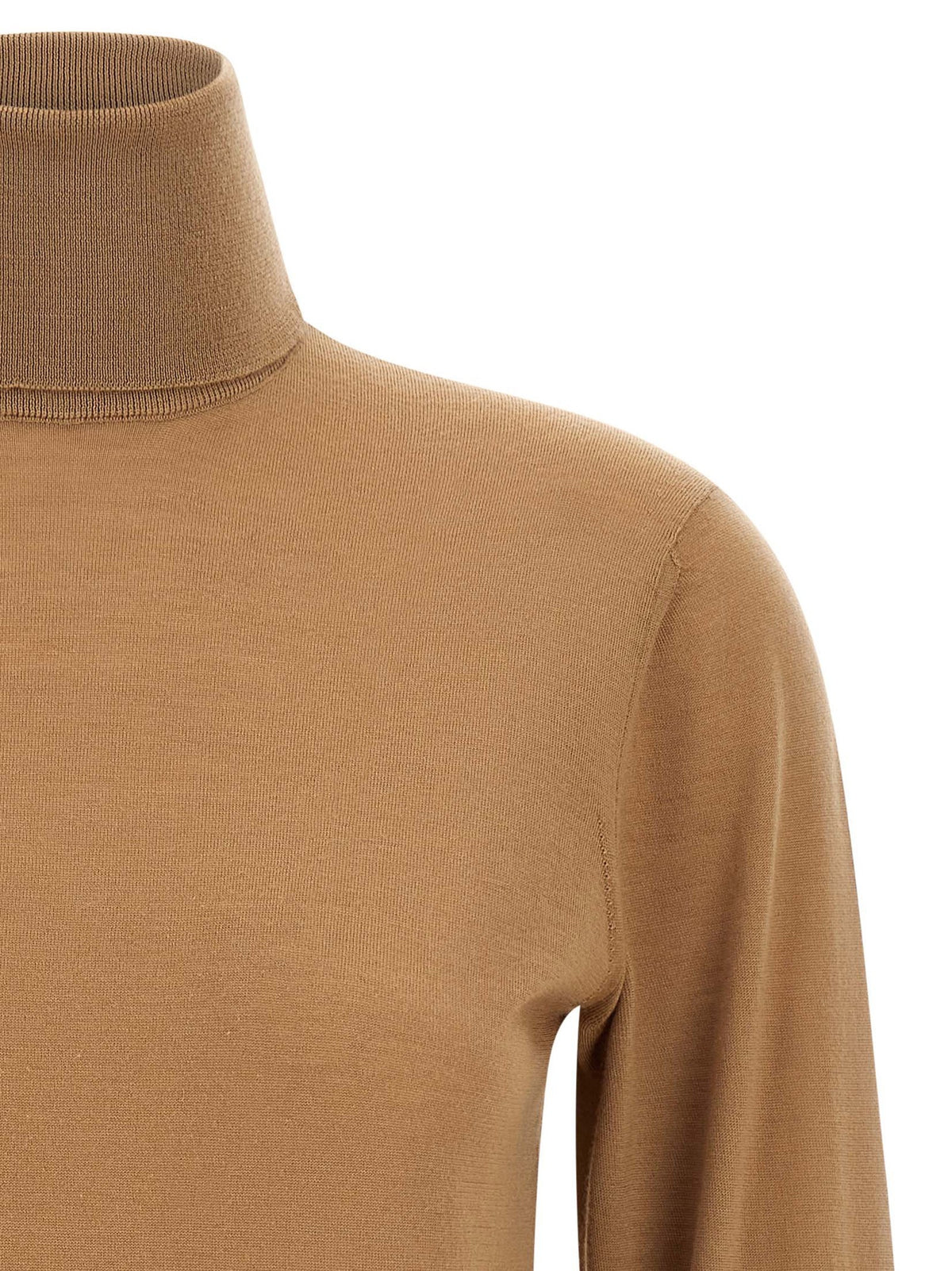 Dolce &amp; Gabbana Cashmere Turtleneck Sweater Beige