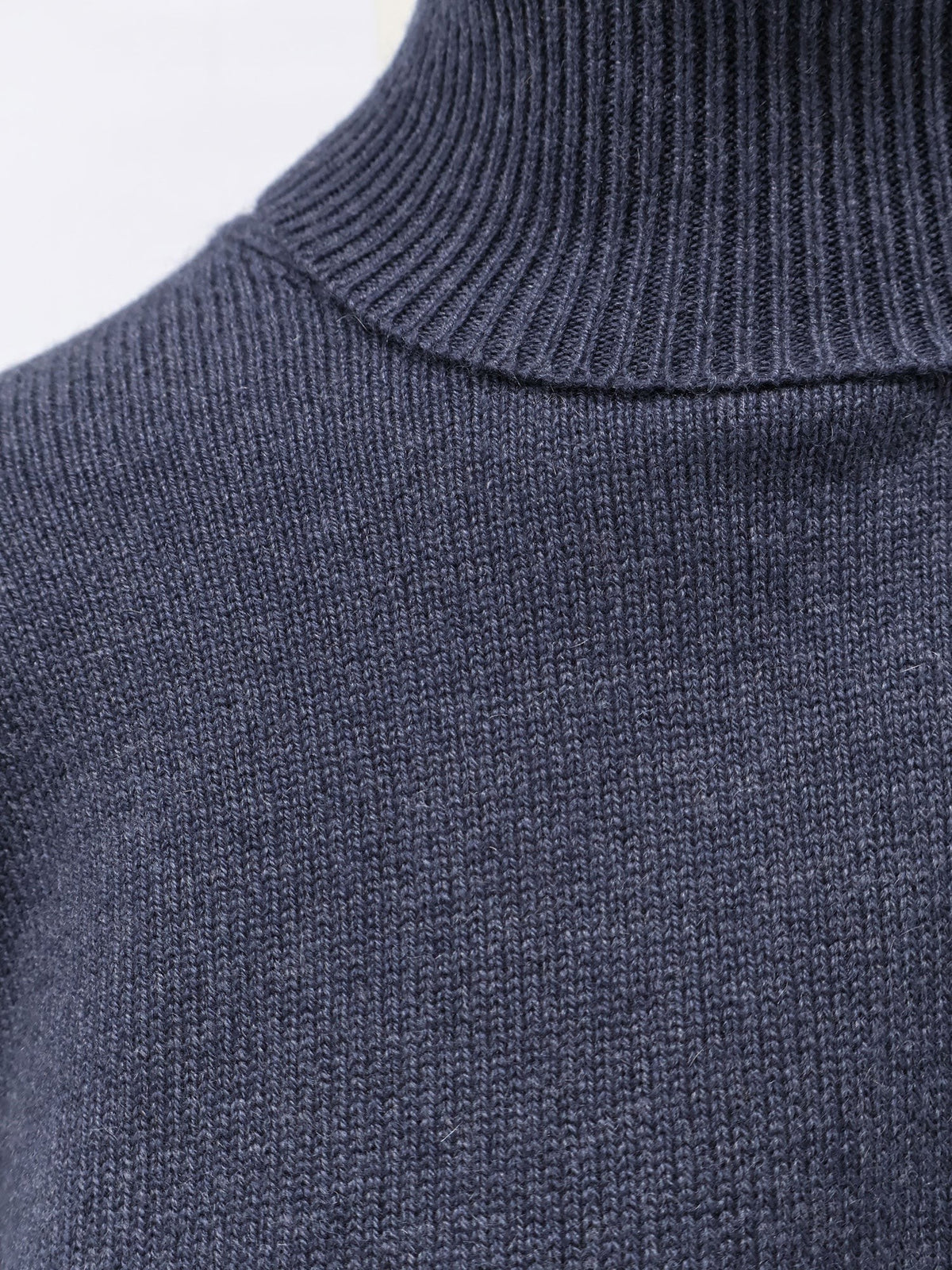 Brunello Cucinelli Women's Cashmere Turtleneck Blue, view 3