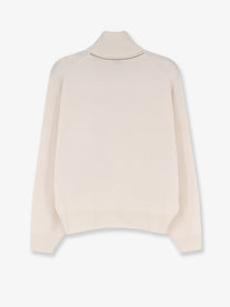 Brunello Cucinelli Women's Cashmere Turtleneck White
