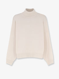 Brunello Cucinelli Women's Cashmere Turtleneck White