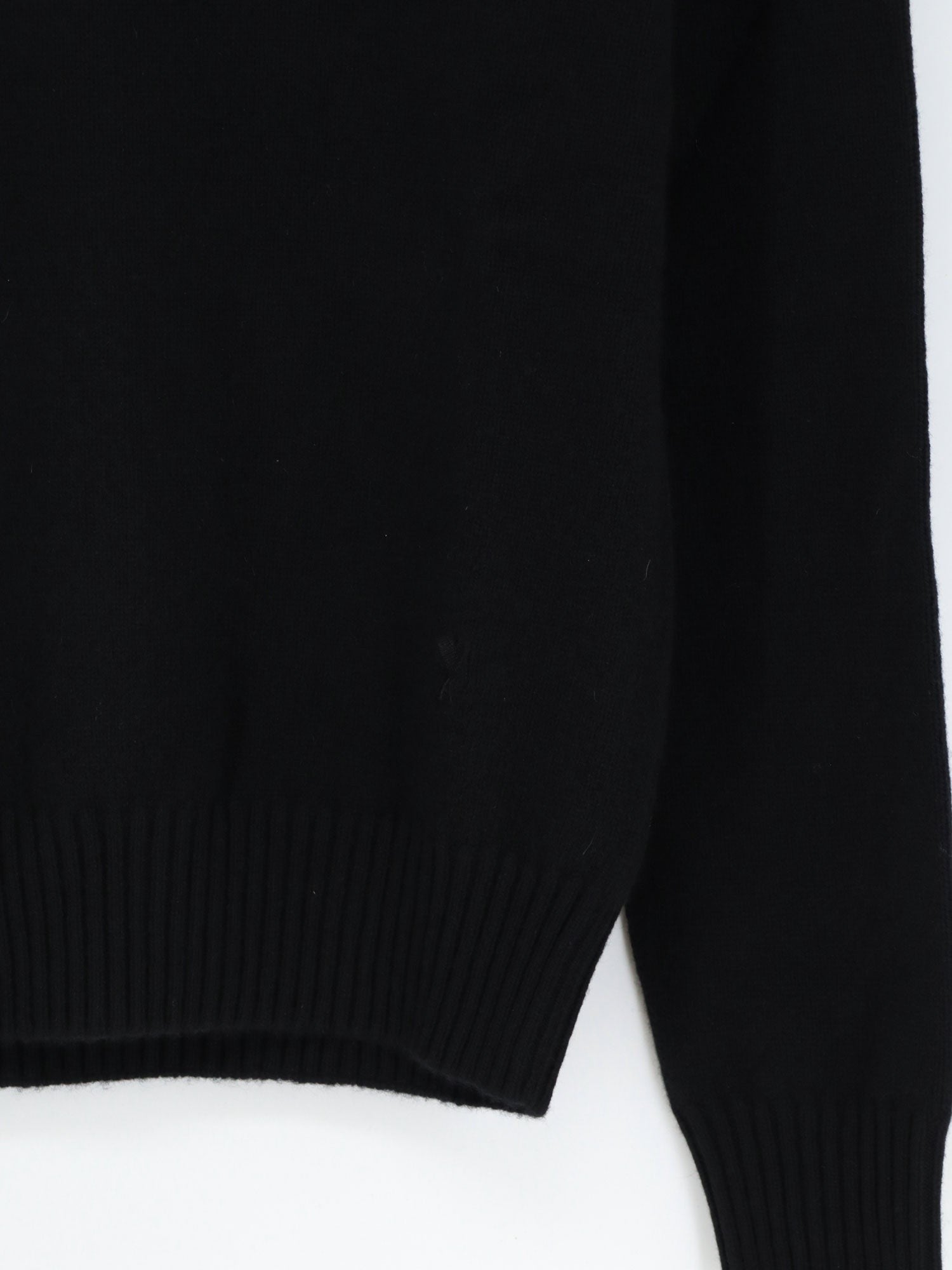 Ami Paris Men's Cashmere Turtleneck Black