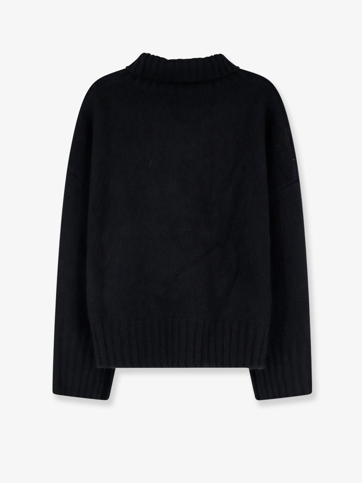 Soft Goat Women's Cashmere Turtleneck Black