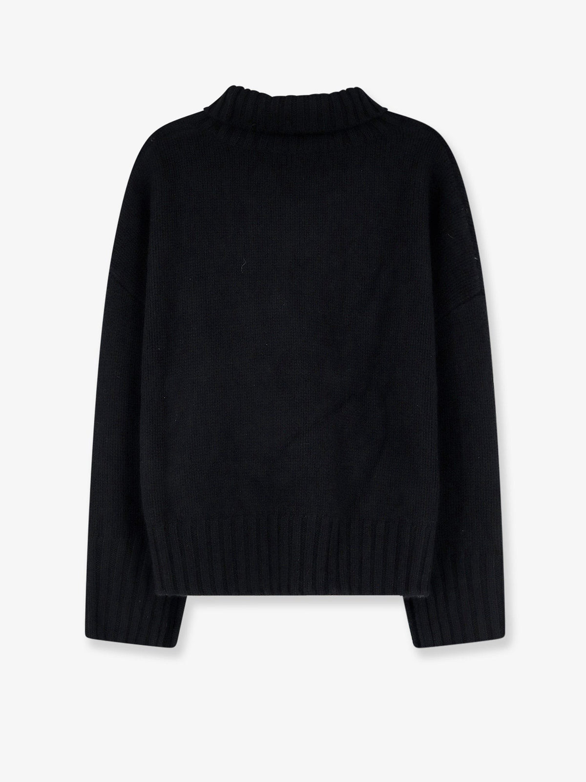 Soft Goat Women's Cashmere Turtleneck Black, view 2
