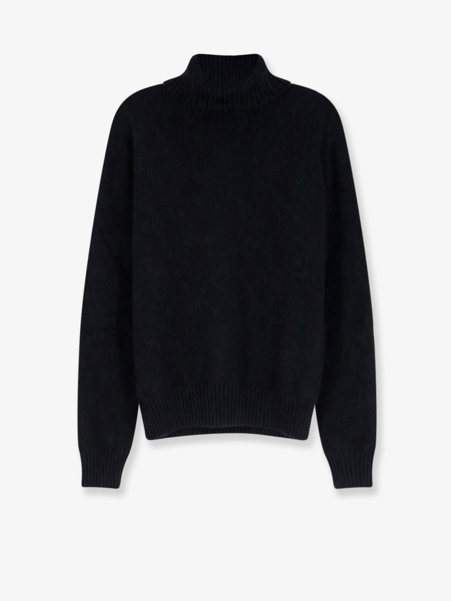 Ami Paris Men's Cashmere Turtleneck Black