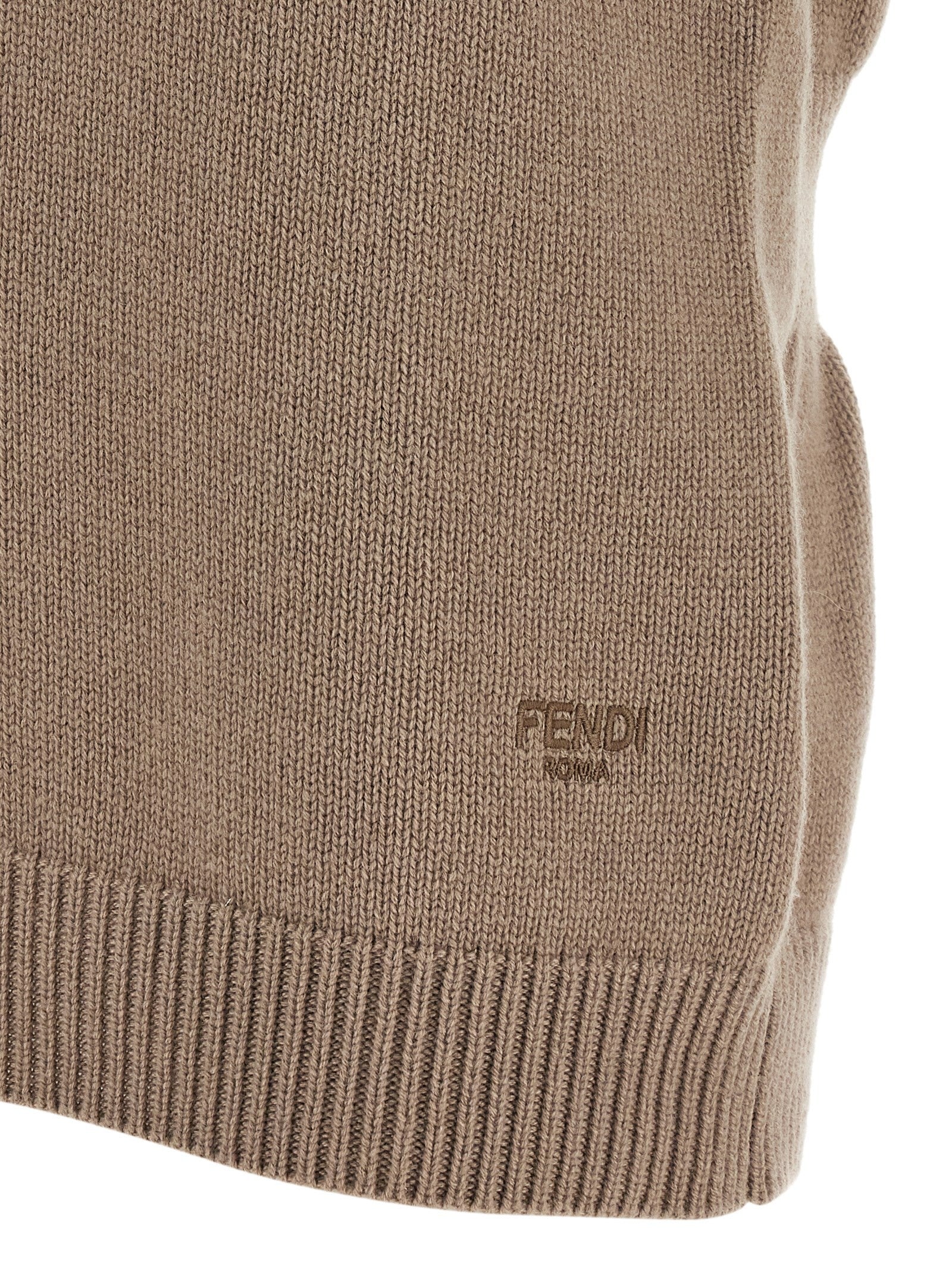Fendi Cashmere Vest Beige