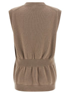 Fendi Cashmere Vest Beige, view 2