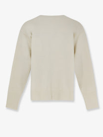 Bottega Veneta Women's Wool and Silk Cardigan Parchment