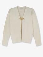 Bottega Veneta Women's Wool and Silk Cardigan Parchment