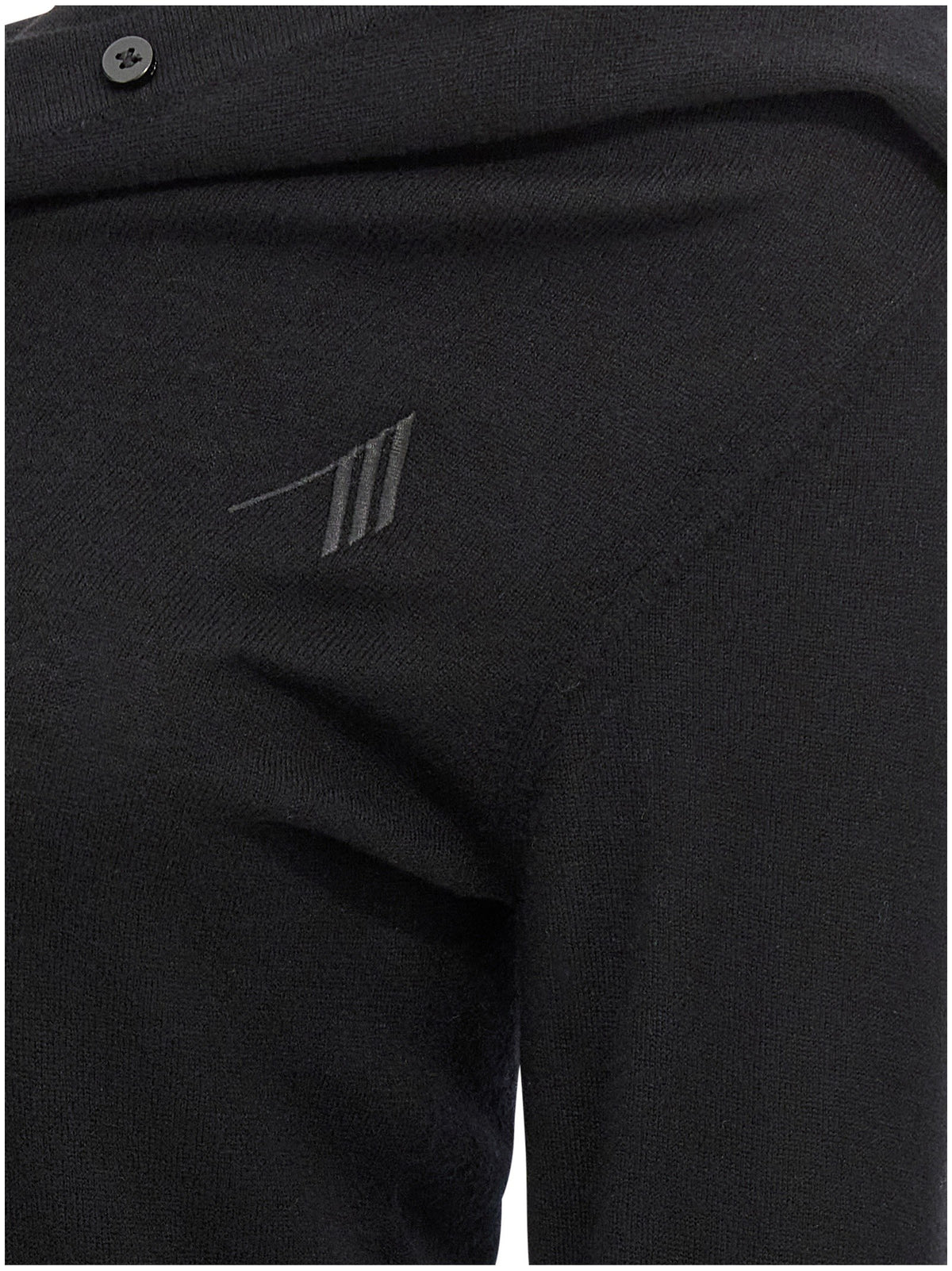 The Attico Cashmere Wool Dress Black, view 5