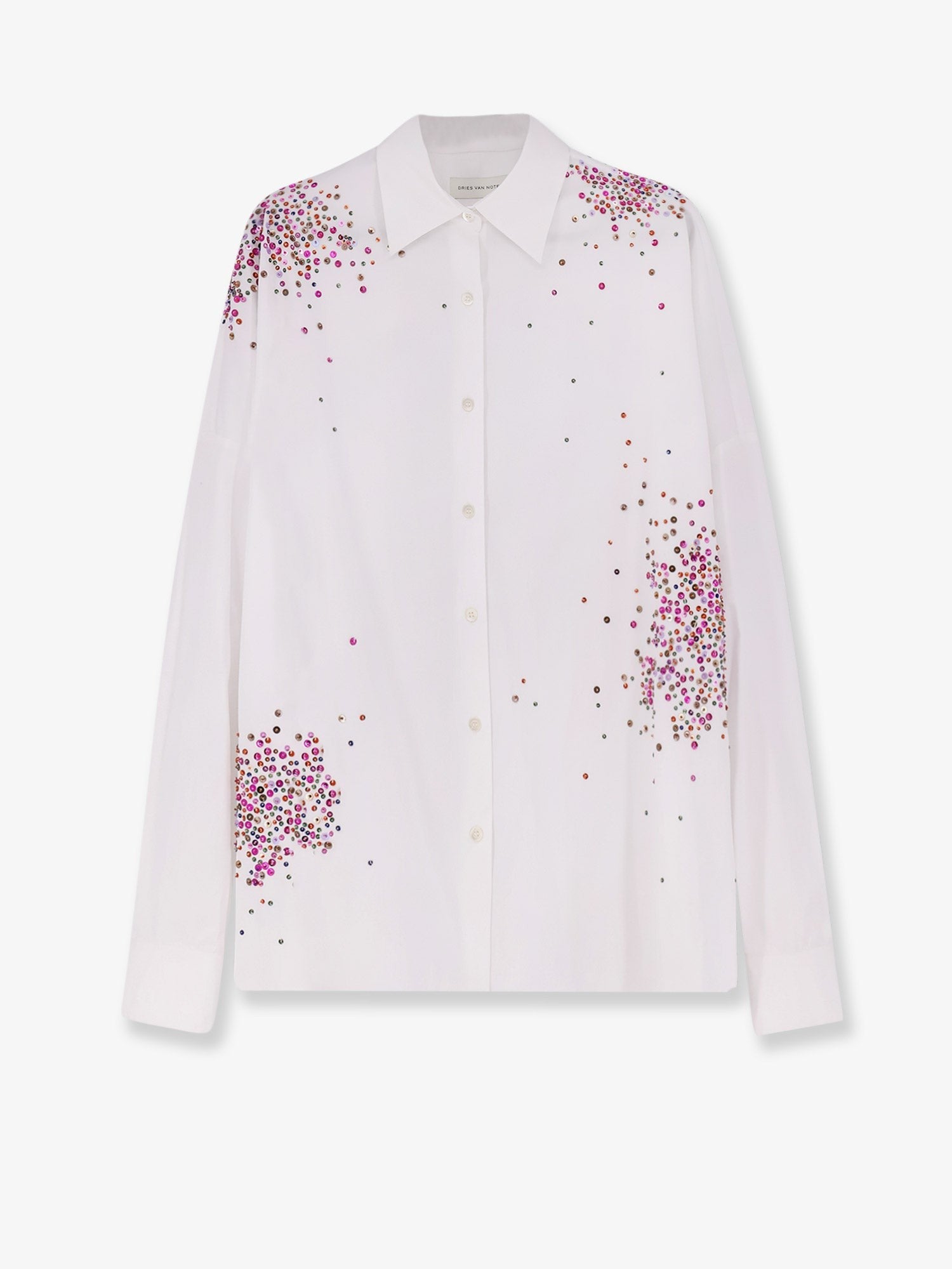 Dries Van Noten Women's Casia Cotton Shirt White