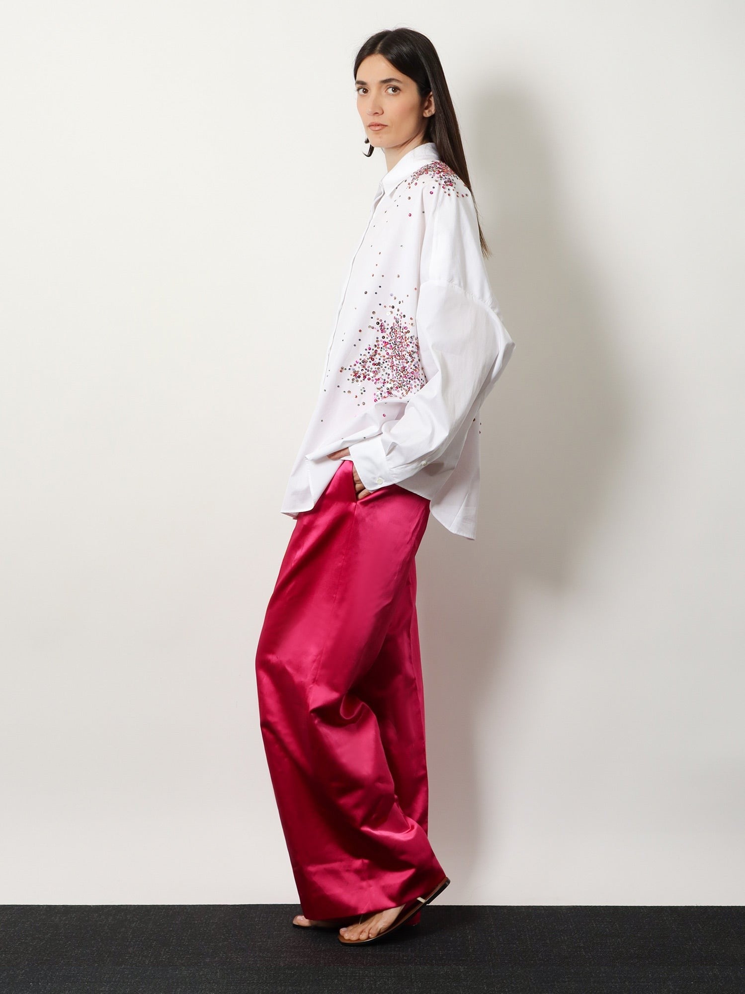 Dries Van Noten Women's Casia Cotton Shirt White