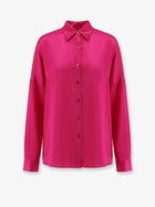 Dries Van Noten Women's Casia Silk Shirt Pink