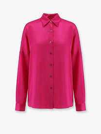 Dries Van Noten Women's Casia Silk Shirt Pink