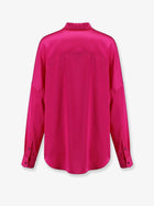 Dries Van Noten Women's Casia Silk Shirt Pink, view 4