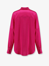 Dries Van Noten Women's Casia Silk Shirt Pink
