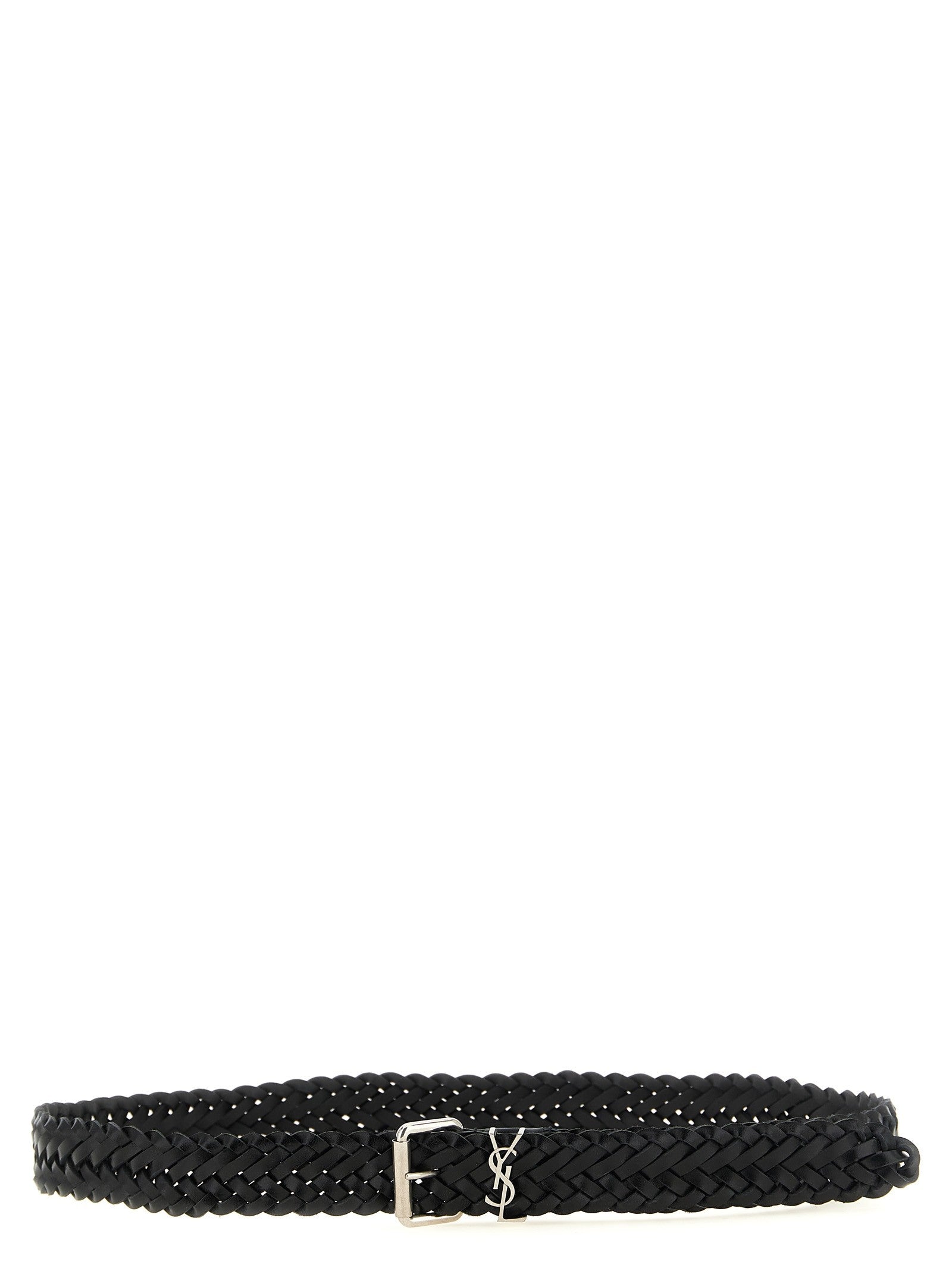 Saint Laurent Cassandre Belt Black