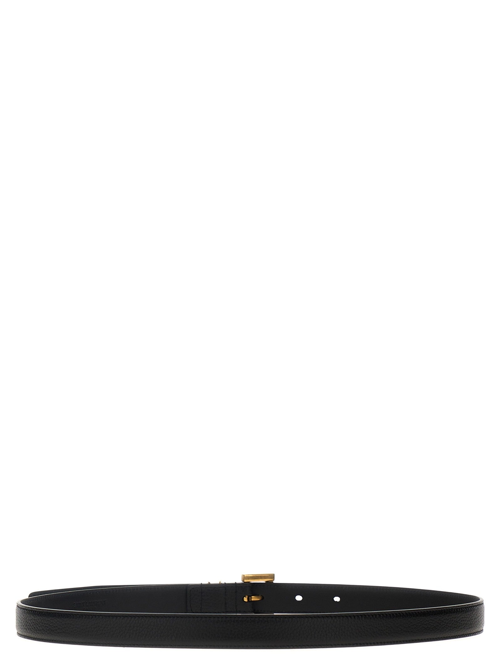 Saint Laurent Cassandre Belt Black