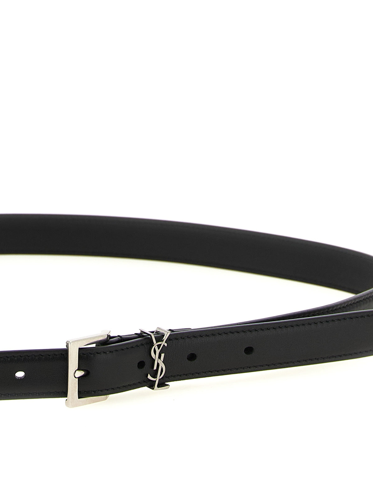 Saint Laurent Cassandre Belt Black, view 3